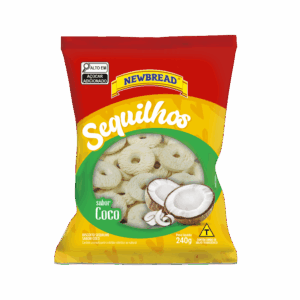 Sequilhos sabor coco - 240g