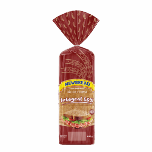 Pão de Forma Integral 59% (Linhaça) - 450g